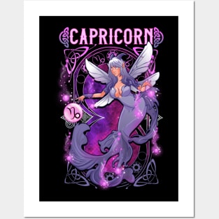 Horoscope: Capricorn Fairy Posters and Art